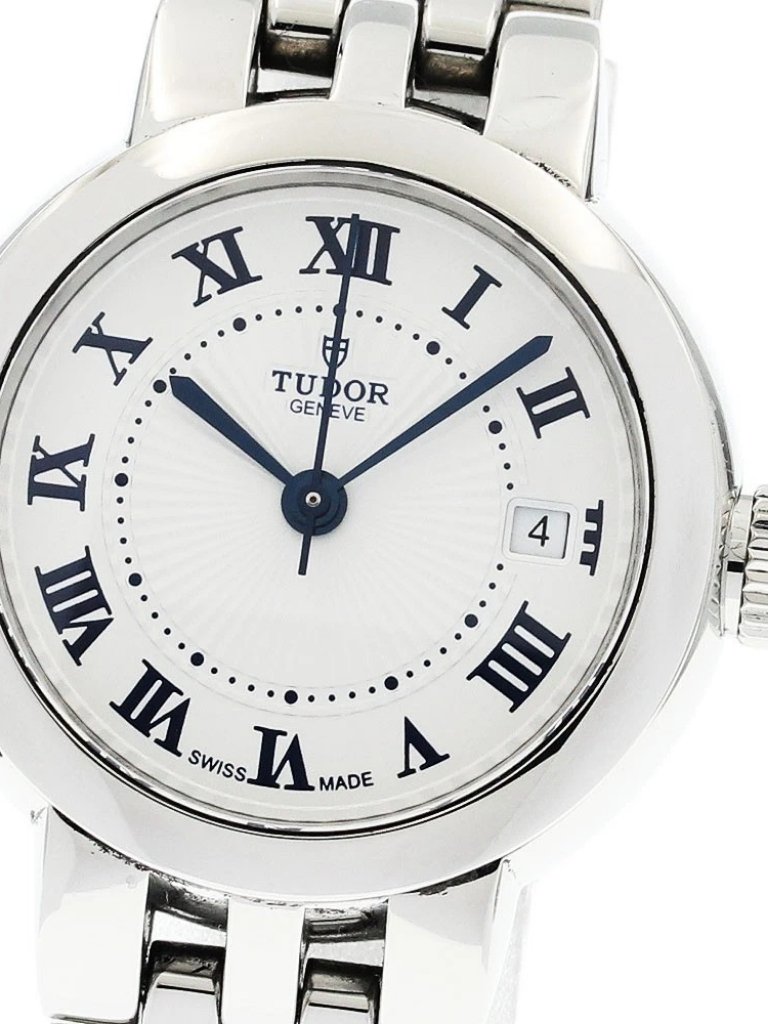 Tudor Claire De Rose 35200 Date Silver Dial Automatic Ladies Watch